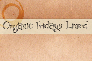 Organic Fridays Lined: A Weekly Practice for Intentional Living and Creative Flow