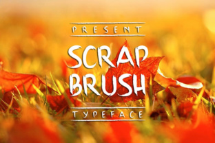 Scrap Brush: A Distressed Typeface for Bold Projects